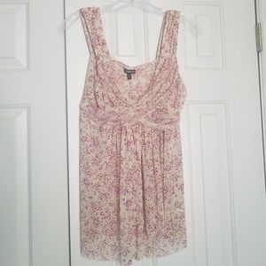 Express floral tank top